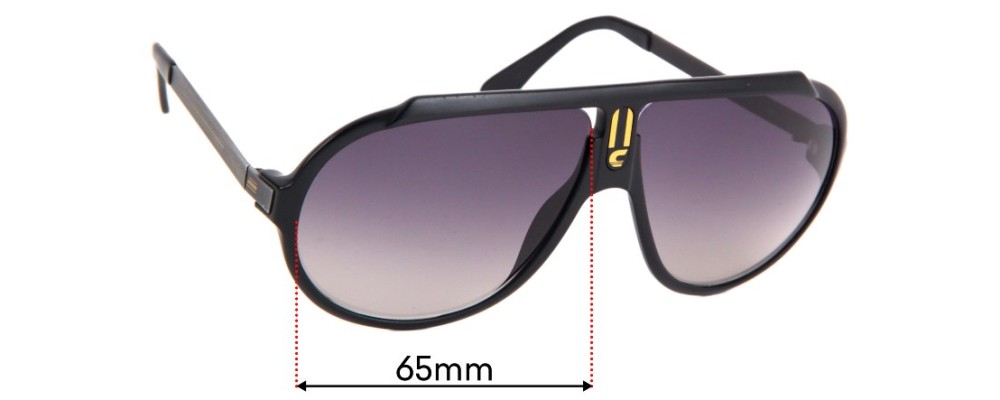Carrera 5512 65mm Replacement Lenses by Sunglass Fix™