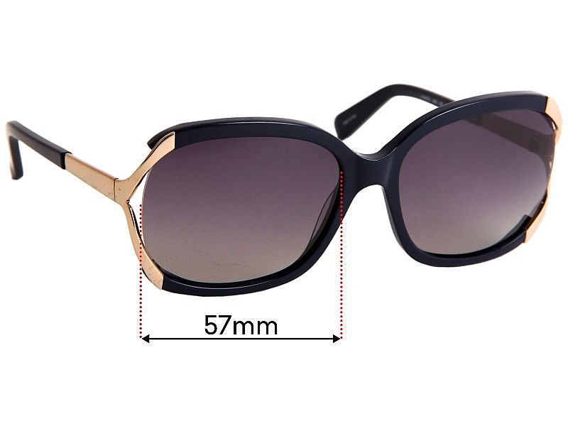 Kate Spade Laurie/S 57mm Replacement Lenses