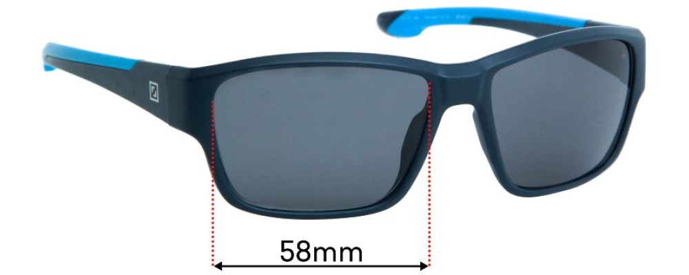 Sunglass Fix Replacement Lenses for Specsavers Hotham Sun Rx - 58mm Wide