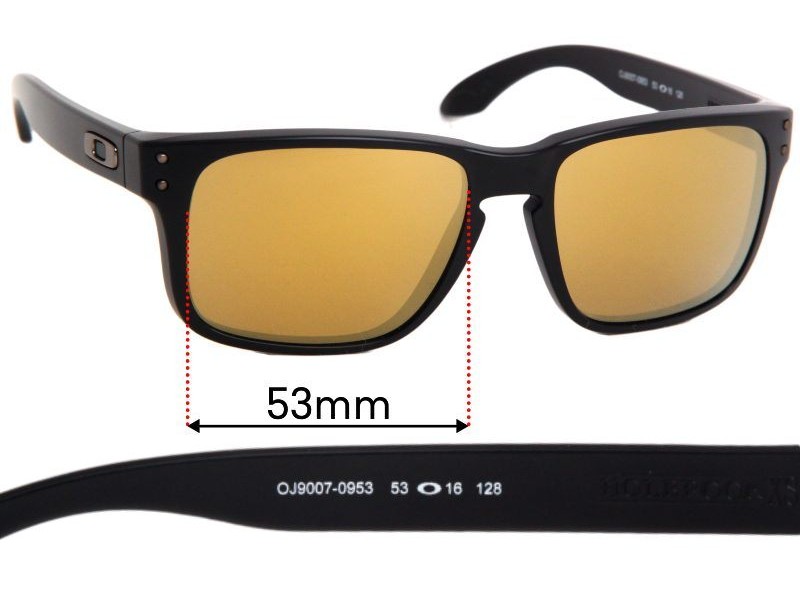 Oakley Holbrook XS OJ9007 53mm Replacement Lenses