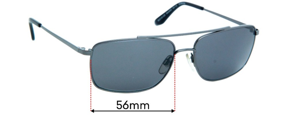 Sunglass Fix Replacement Lenses for Specsavers Ancelotti - 56mm Wide
