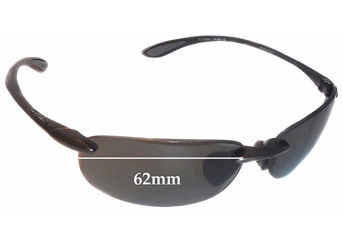 Bolle REPLACEMENT LENSES FOR BOLLE CHASE SUNGLASSES DARK GREY W/ KYOTO MIRROR LENS 
