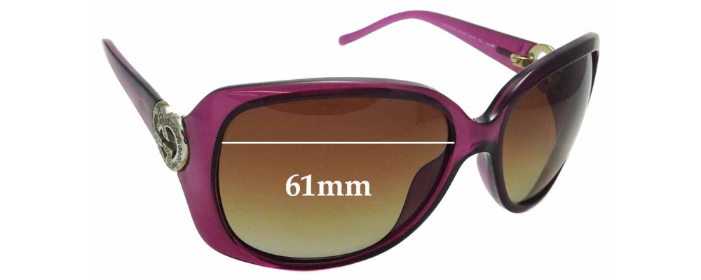 Sunglass Fix Replacement Lenses for Gucci GG3548/S - 61mm Wide