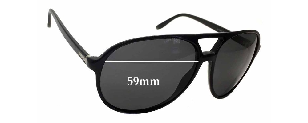 Sunglass Fix Replacement Lenses for Gucci GG1026/S - 59mm Wide