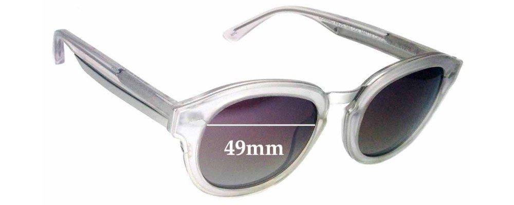 Sunglass Fix Replacement Lenses for Moscot Conrad - 49mm Wide