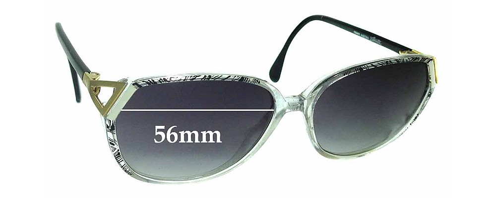 Sunglass Fix Replacement Lenses for Silhouette M 1731 - 56mm Wide