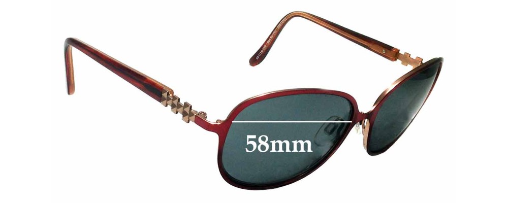 Sunglass Fix Replacement Lenses for Specsavers Sun Rx 151 - 58mm Wide