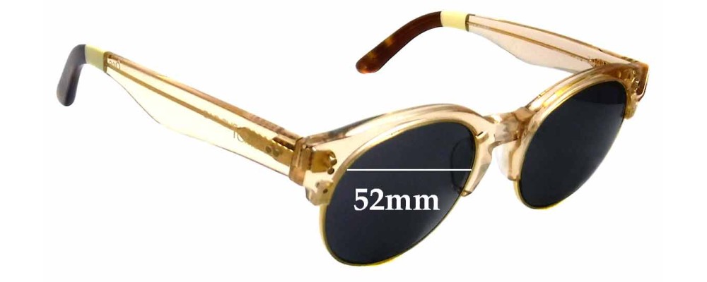 Sunglass Fix Replacement Lenses for Toms  Charlie Rae - 52mm Wide