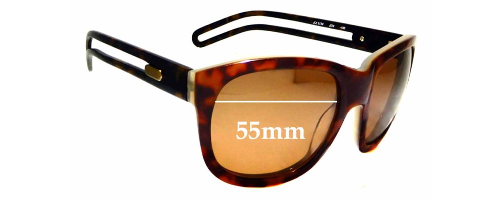 Sunglass Fix Replacement Lenses for Chloe CL 2124 - 55mm Wide