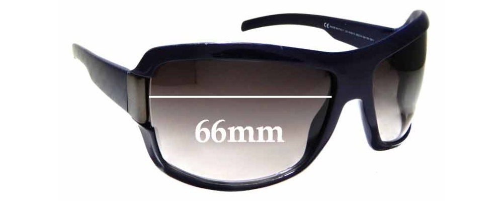 Sunglass Fix Replacement Lenses for Gucci GG1546/S - 66mm Wide