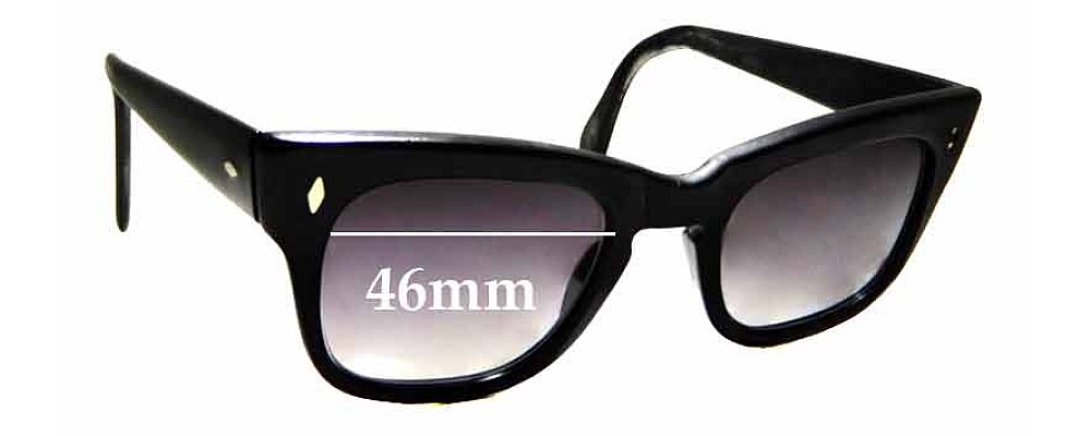Sunglass Fix Replacement Lenses for Martin Wells Envoy - 46mm Wide