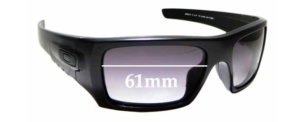 Oakley Det Cord OO9253 61mm Replacement Lenses