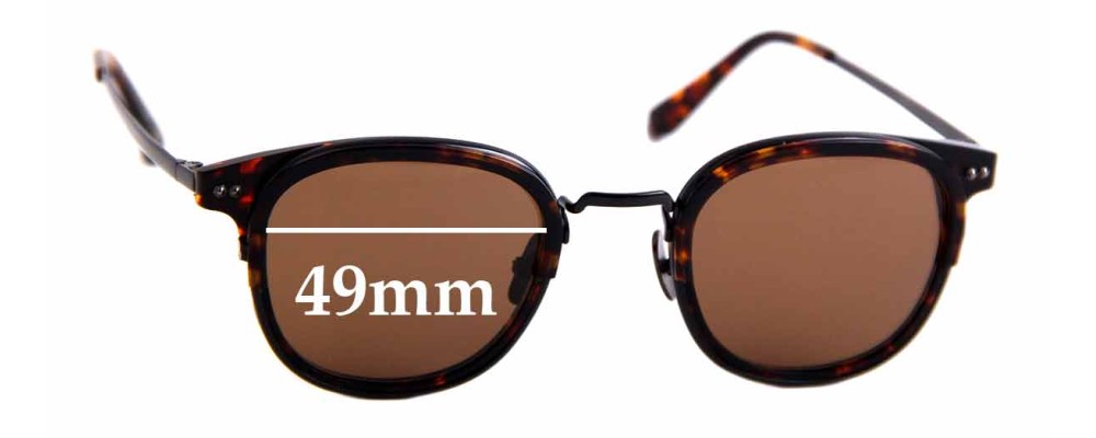 Sunglass Fix Replacement Lenses for Rodd and Gunn St. Andrews - 49mm Wide