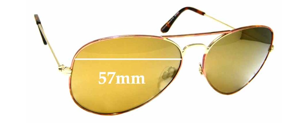 Sunglass Fix Replacement Lenses for Specsavers Jersey Sun Rx - 57mm Wide