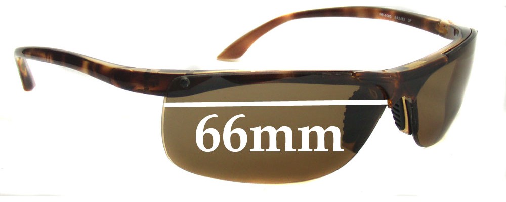 Ray Ban RB4085 Replacement Lenses 66mm 