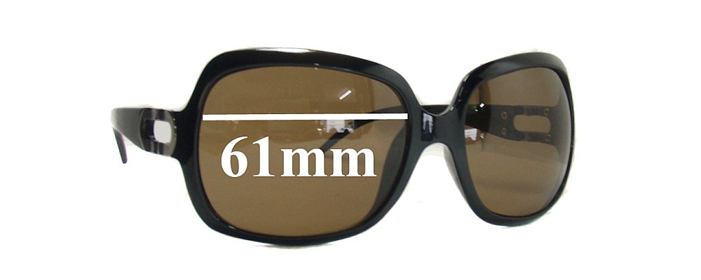 Sunglass Fix Replacement Lenses for Aldo Unknown - 61mm Wide