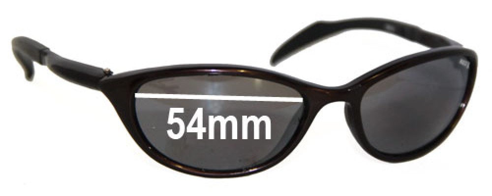 Sunglass Fix Replacement Lenses for Red X Red X 8009 - 54mm Wide