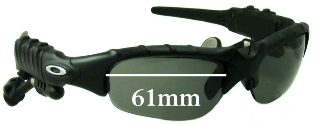 Oakley Thump Flip Up 61mm Replacement Lenses