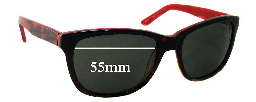Sunglass Fix Replacement Lenses for Specsavers Sun Rx 108 - 55mm Wide