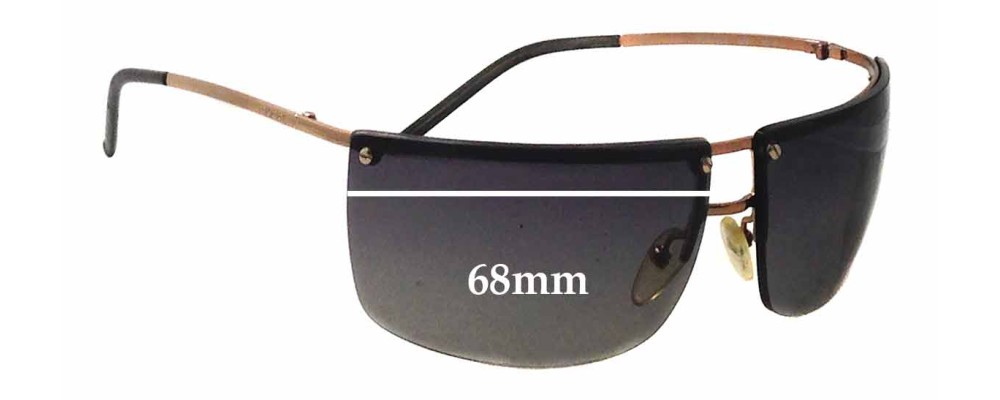 Sunglass Fix Replacement Lenses for Gucci GG2653/S - 68mm Wide