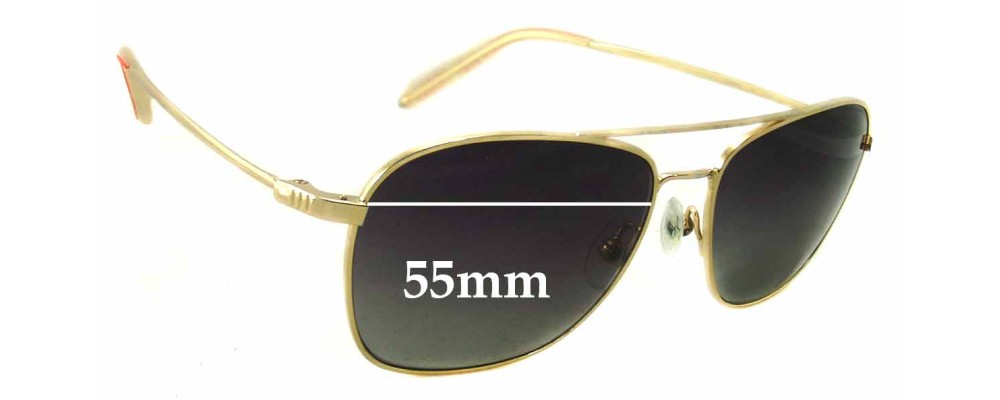 Sunglass Fix Replacement Lenses for Mosley Tribes Santino - 55mm Wide