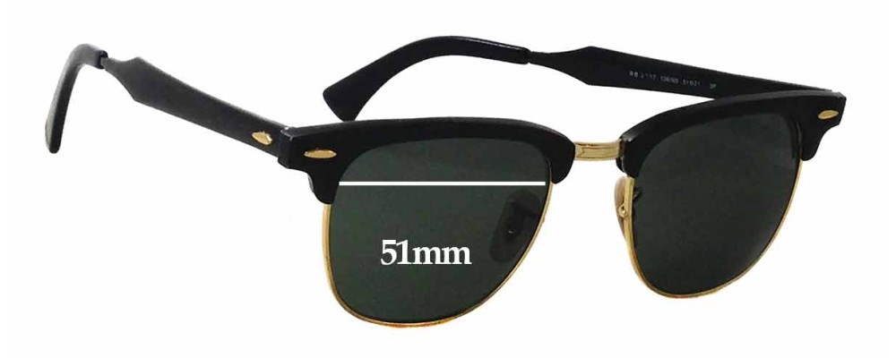 Ray Ban Clubmaster RB3507 Replacement 