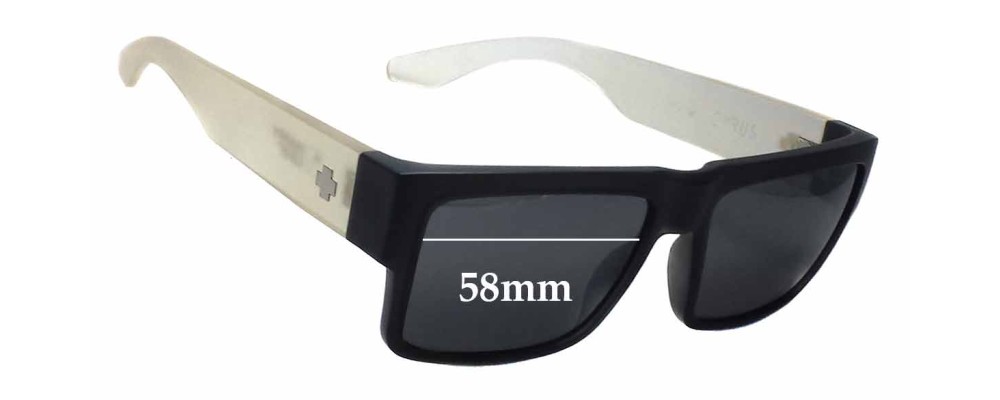 US Grey Black Polarized Lenses Replacement for-Spy Optic Cyrus