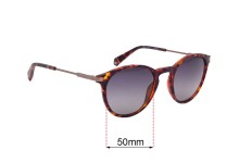 Sunglass Fix Replacement Lenses for Polaroid 2062/S - 50mm Wide