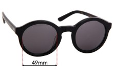 Sunglass Fix Replacement Lenses for Ace and Tate Colin - 49mm Wide