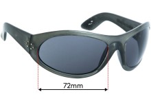 Sunglass Fix Replacement Lenses for Blinde Blinde 88 Specials - 72mm Wide