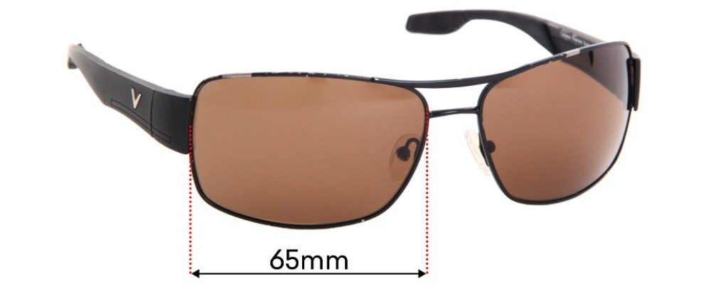 Sunglass Fix Replacement Lenses for Callaway Golf Eyewear C80004 - 65mm Wide