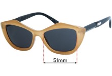 Sunglass Fix Replacement Lenses for Childe Infinite - 51mm Wide