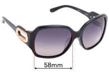 Sunglass Fix Replacement Lenses for Chloe CL 2192 - 58mm Wide