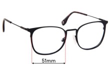 Sunglass Fix Replacement Lenses for Converse 59 - 51mm Wide