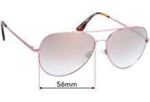 Sunglass Fix Replacement Lenses for Country Road CR Sun Rx 25 - 56mm Wide