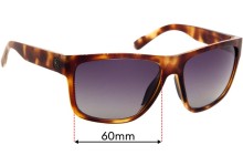Sunglass Fix Replacement Lenses for D'Blanc 1 Chord Wonder - 60mm Wide