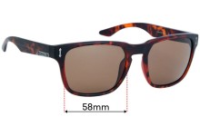 Sunglass Fix Replacement Lenses for Dragon Monarch XL - 58mm Wide
