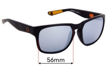 Sunglass Fix Replacement Lenses for Dragon Mountaineer X - 56mm Wide