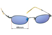 Sunglass Fix Replacement Lenses for Easytwist ET657 - 44mm Wide