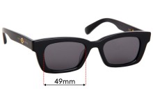 Sunglass Fix Replacement Lenses for Gentle Monster Jennie - 49mm Wide