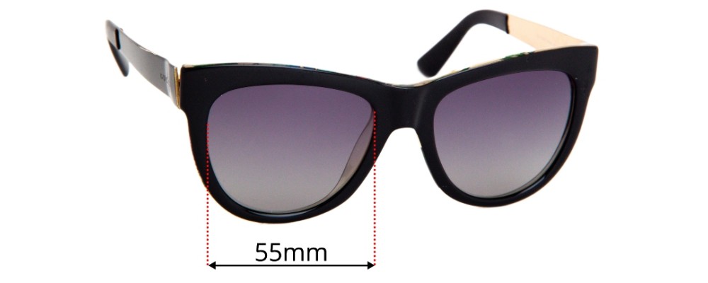 Sunglass Fix Replacement Lenses for Gucci 3739/S  - 55mm Wide