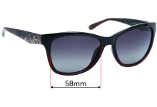 Sunglass Fix Replacement Lenses for Guess GU7192 - 58mm Wide