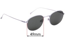 Sunglass Fix Replacement Lenses for Heiva HE0689 - 49mm Wide