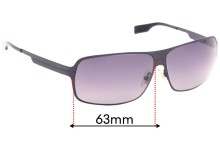 Sunglass Fix Replacement Lenses for Hugo Boss 0288/F/S - 63mm Wide