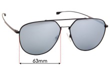 Sunglass Fix Replacement Lenses for Hugo Boss 0994/F/S - 63mm Wide