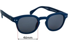 Sunglass Fix Replacement Lenses for Izipizi Reading - 46mm Wide