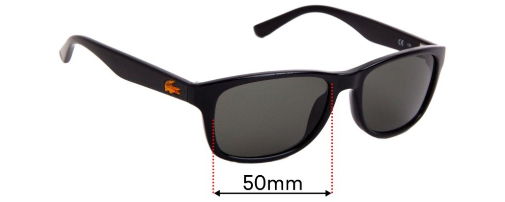 Sunglass Fix Replacement Lenses for Lacoste L3601S - 50mm Wide