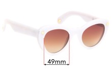 Sunglass Fix Replacement Lenses for Lucy Folk Wingspan - 49mm Wide