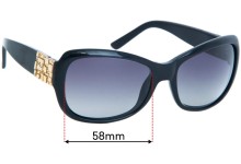 Sunglass Fix Replacement Lenses for Marc by Marc Jacobs MJ 191/S - 58mm Wide