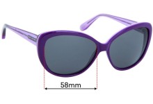 Sunglass Fix Replacement Lenses for Marc by Marc Jacobs MMJ 374/S - 58mm Wide